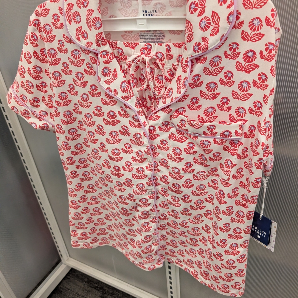 ROLLER RABBIT x Target Pajama Set RED Size XS